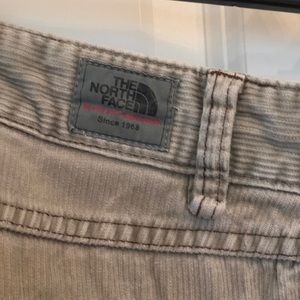 Northface men’s corduroy pants size 38 with cargo pocket - khaki